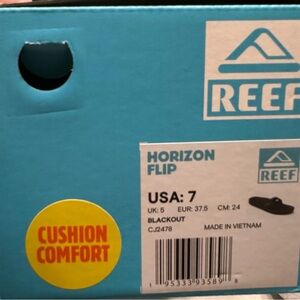 Reef Horizon Flip Sandals - Blackout
